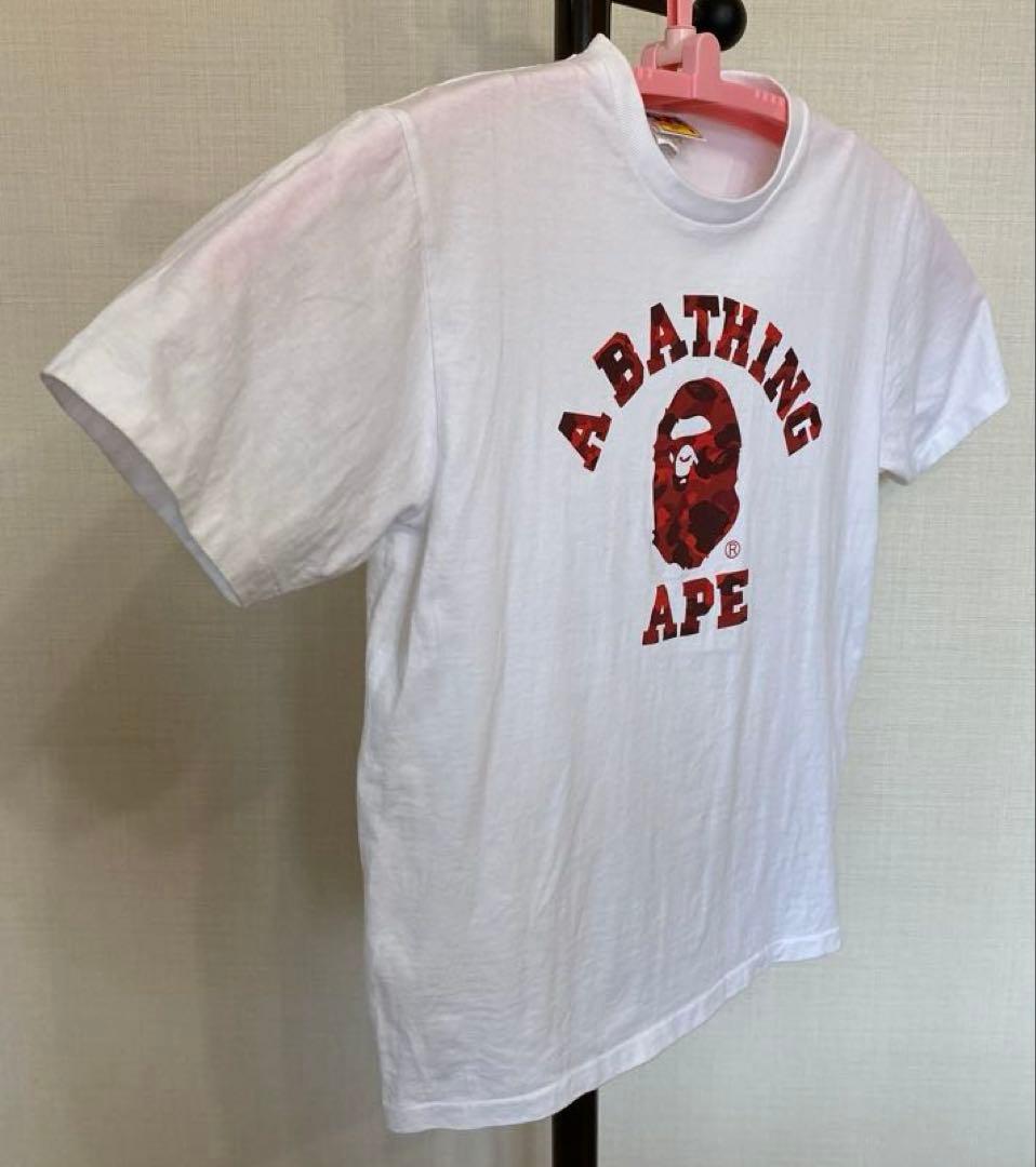 し*か様 A BATHING APE Tシャツ ブラックXL／ホワイトM ２着＋