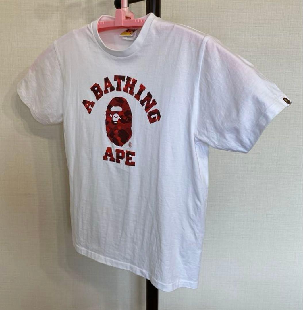 し*か様 A BATHING APE Tシャツ ブラックXL／ホワイトM ２着＋