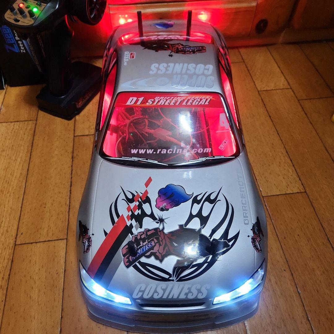 タミヤ ドリフト ラジコン フルセット　TT02　シルビア　ボディ　赤　tt01