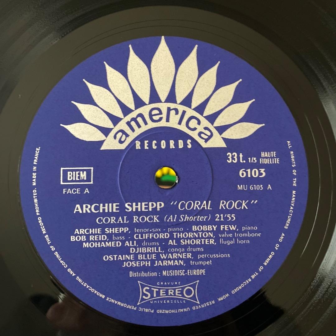 【仏Org.盤LP】アーチーシェップ / ARCHIE SHEPP
