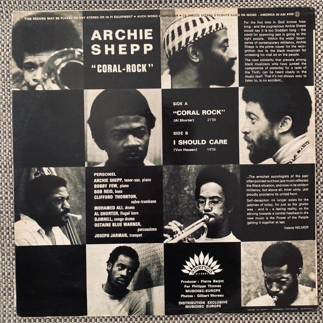 【仏Org.盤LP】アーチーシェップ / ARCHIE SHEPP