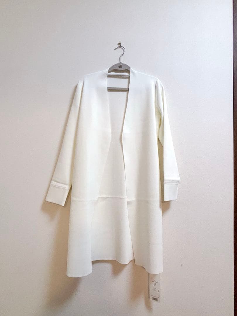 【新品未使用】soéju ロングカーディガン TALL ホワイト タグ付き