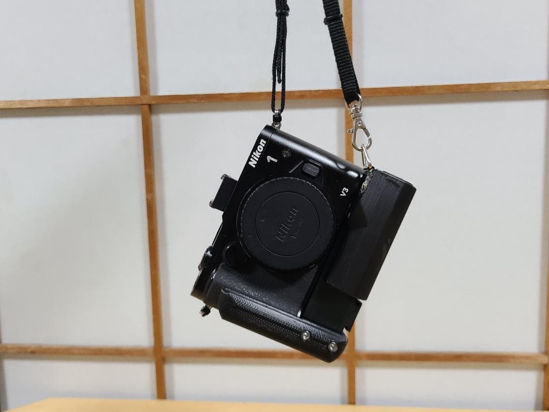 nikon1 V3 ボディ　EN-EL15が使用できる自作グリップ（おまけ）