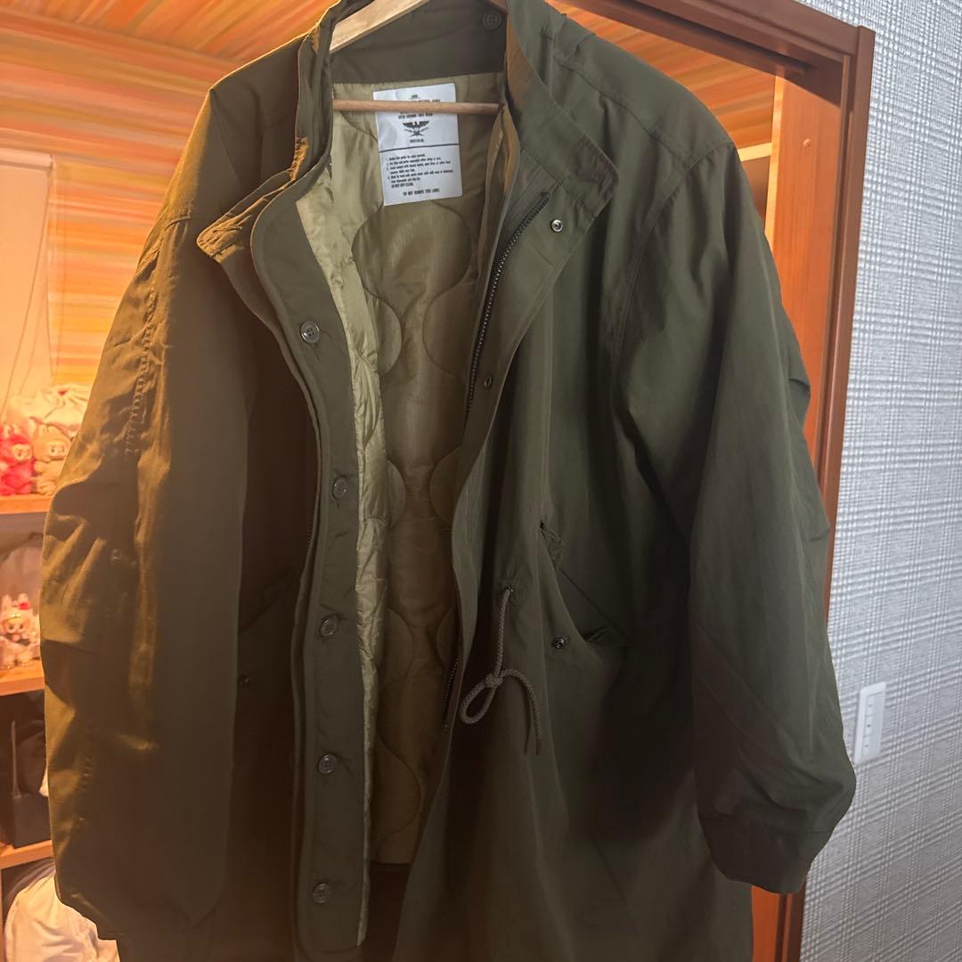 未使用　タグ付きHOUSTON ヒューストン M-65 PARKA モッズコート
