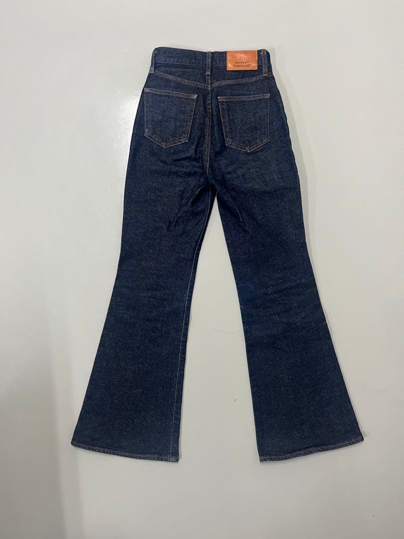 MOUSSY MVS FLARE ワンウォッシュデニム