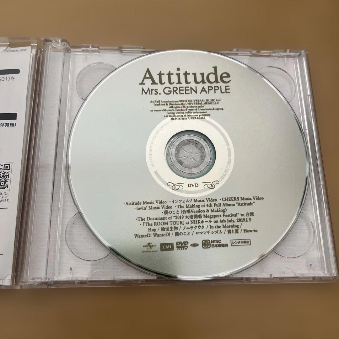 Mrs. GREEN APPLE Attitude 初回限定版 DVD