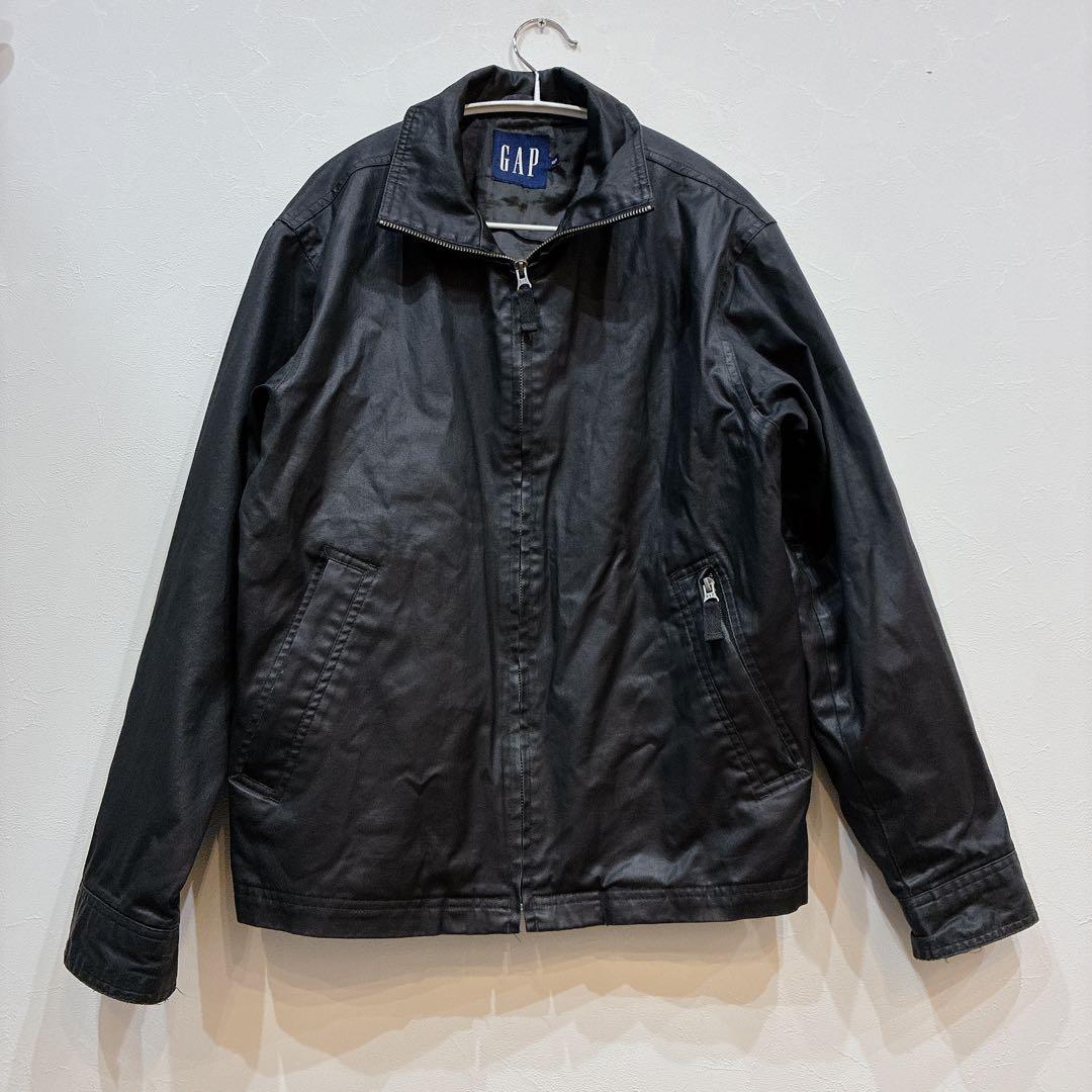 美品OLD GAP 00s コーティングコットン ジャケットブルゾン XS