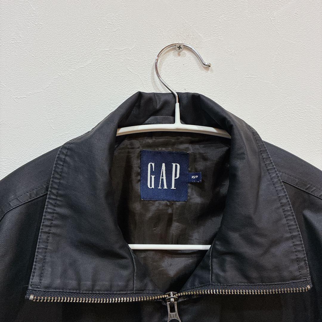 美品OLD GAP 00s コーティングコットン ジャケットブルゾン XS