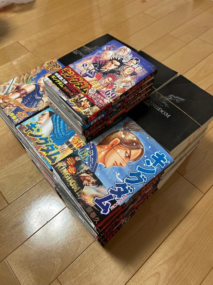 裁断済み　キングダム　1〜68巻　計62冊