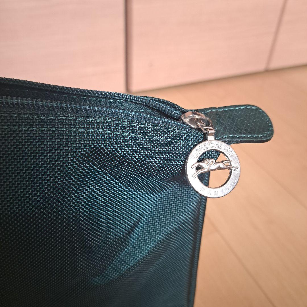 未使用　LONGCHAMP　トートバッグ　(大容量)　グリーン