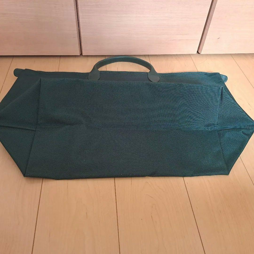 未使用　LONGCHAMP　トートバッグ　(大容量)　グリーン