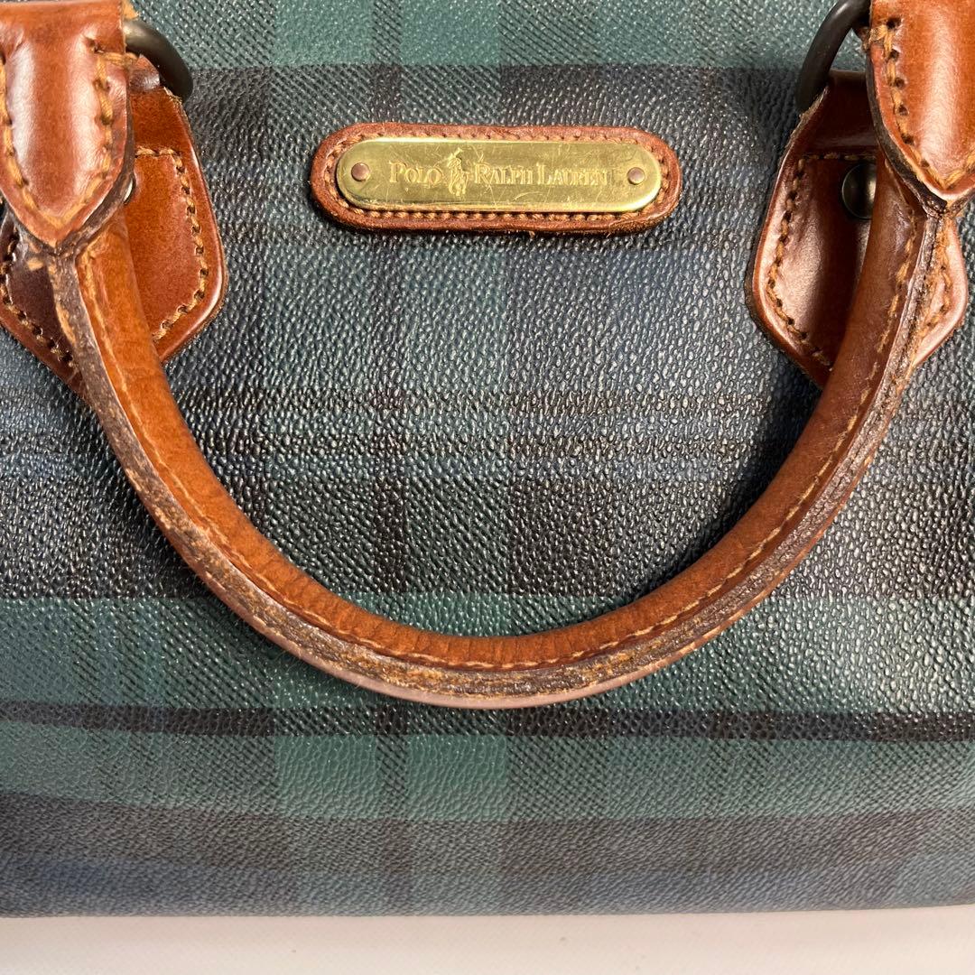 Polo Ralph Lauren ミニボストンバッグ ブラックウォッチ