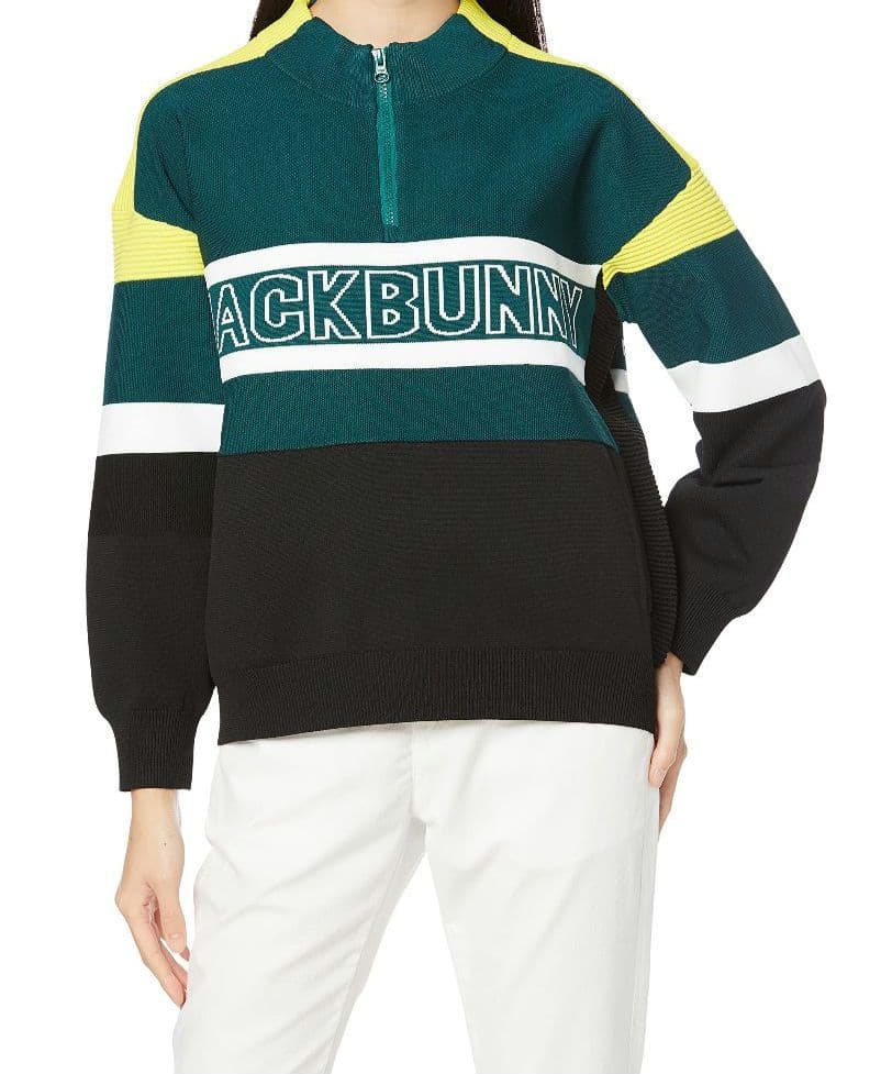 新品・タグ無し　Jack Bunny!! ゴルフウェア　ハーフジッパートレーナー