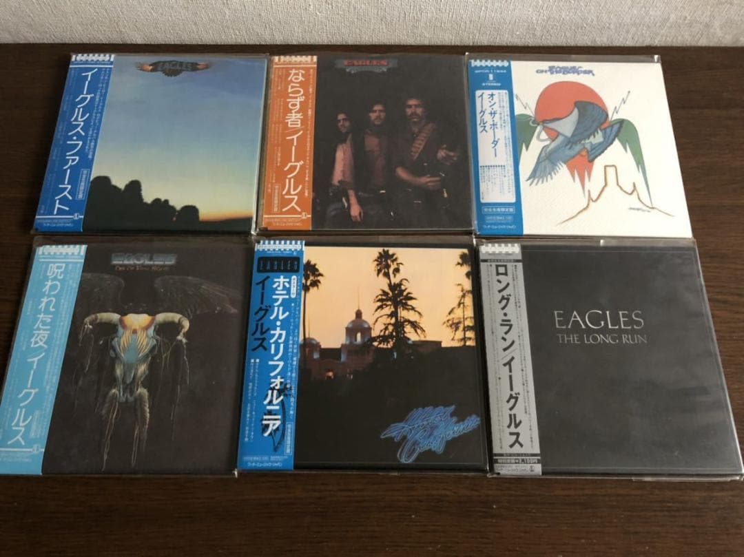 【紙ジャケット】イーグルス 6タイトルセット 日本盤 完全生産限定盤 帯付属