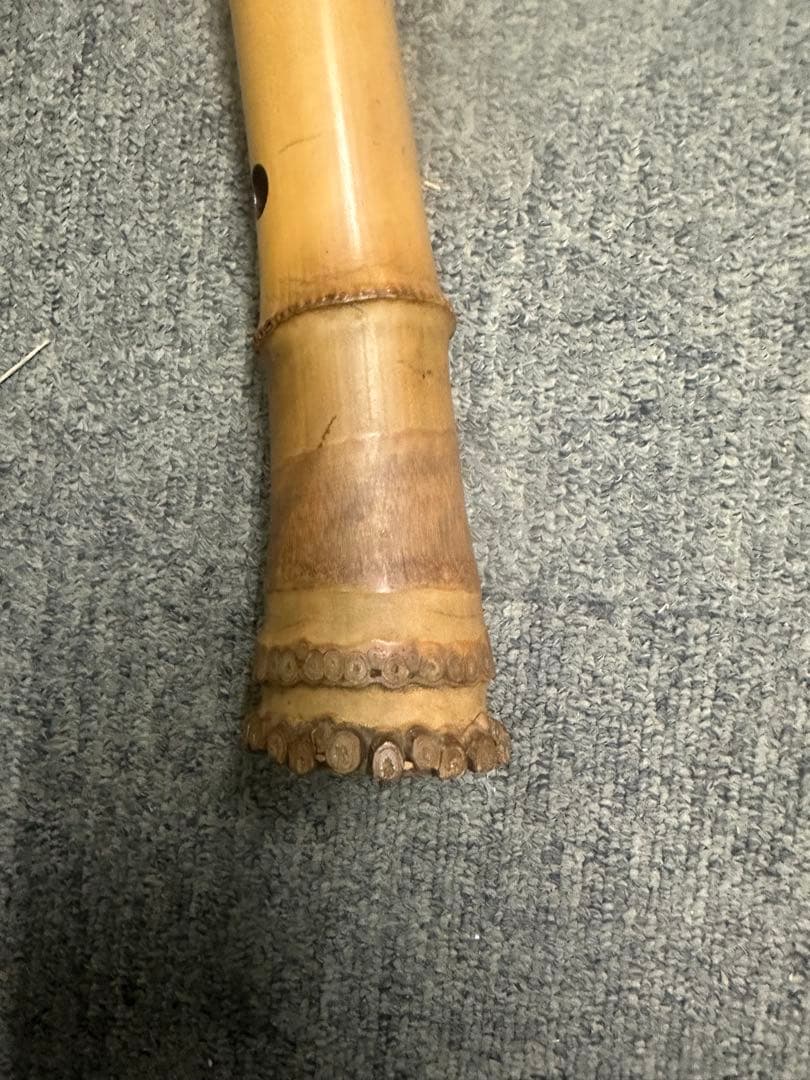 【根竹・銘あり・良音材】尺八 1尺8寸相当 / 古管・和楽器shakuhachi