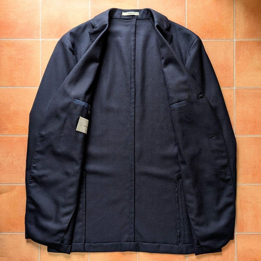BOGLIOLI DOVER ホップサック ジャケット ネイビー ボリオリ 48