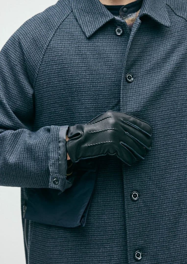 小物 SIZE:M NEIGHBORHOOD Emblem Gloves Black