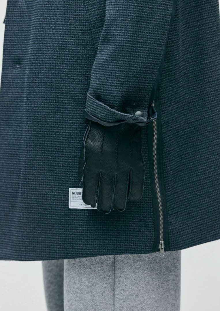 小物 SIZE:M NEIGHBORHOOD Emblem Gloves Black