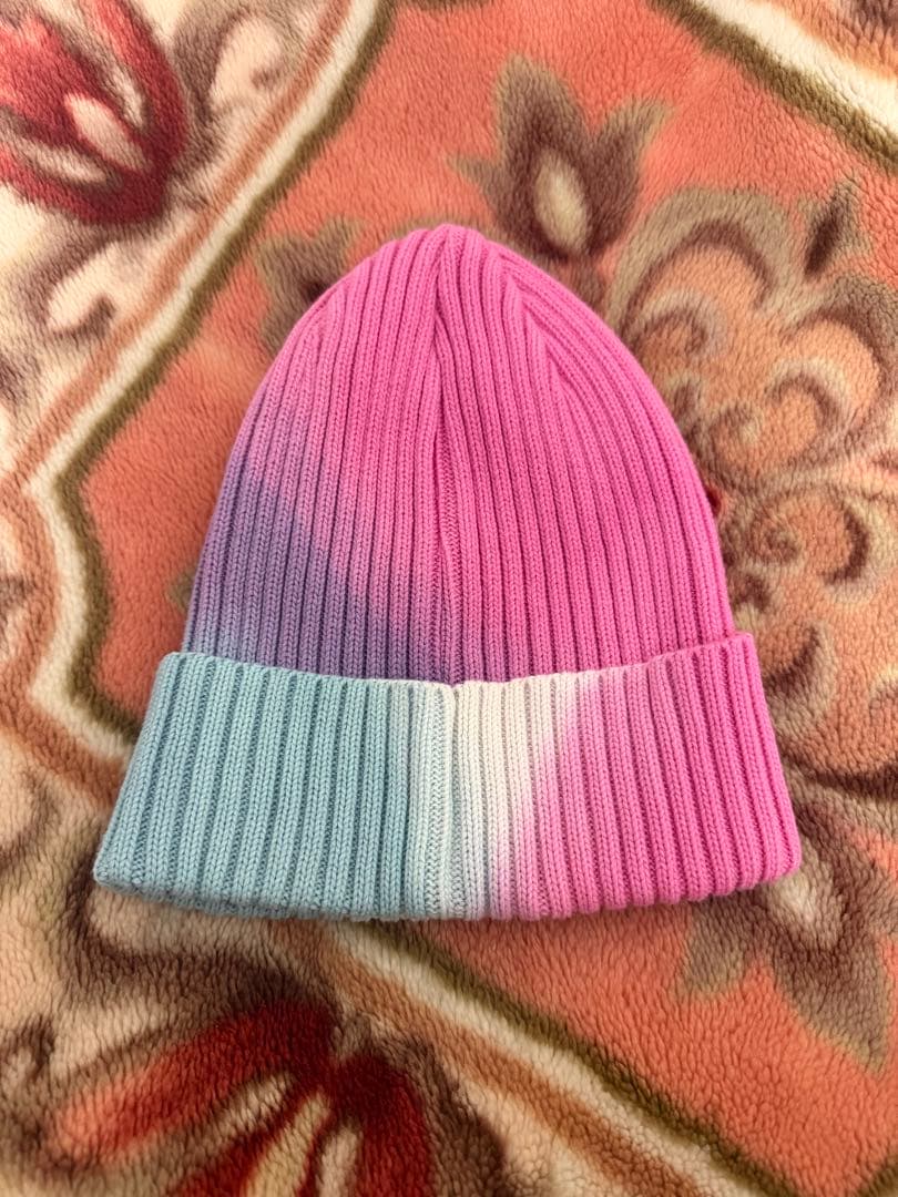 帽子 Supreme Overdyed Beanie Pink Tie Dye