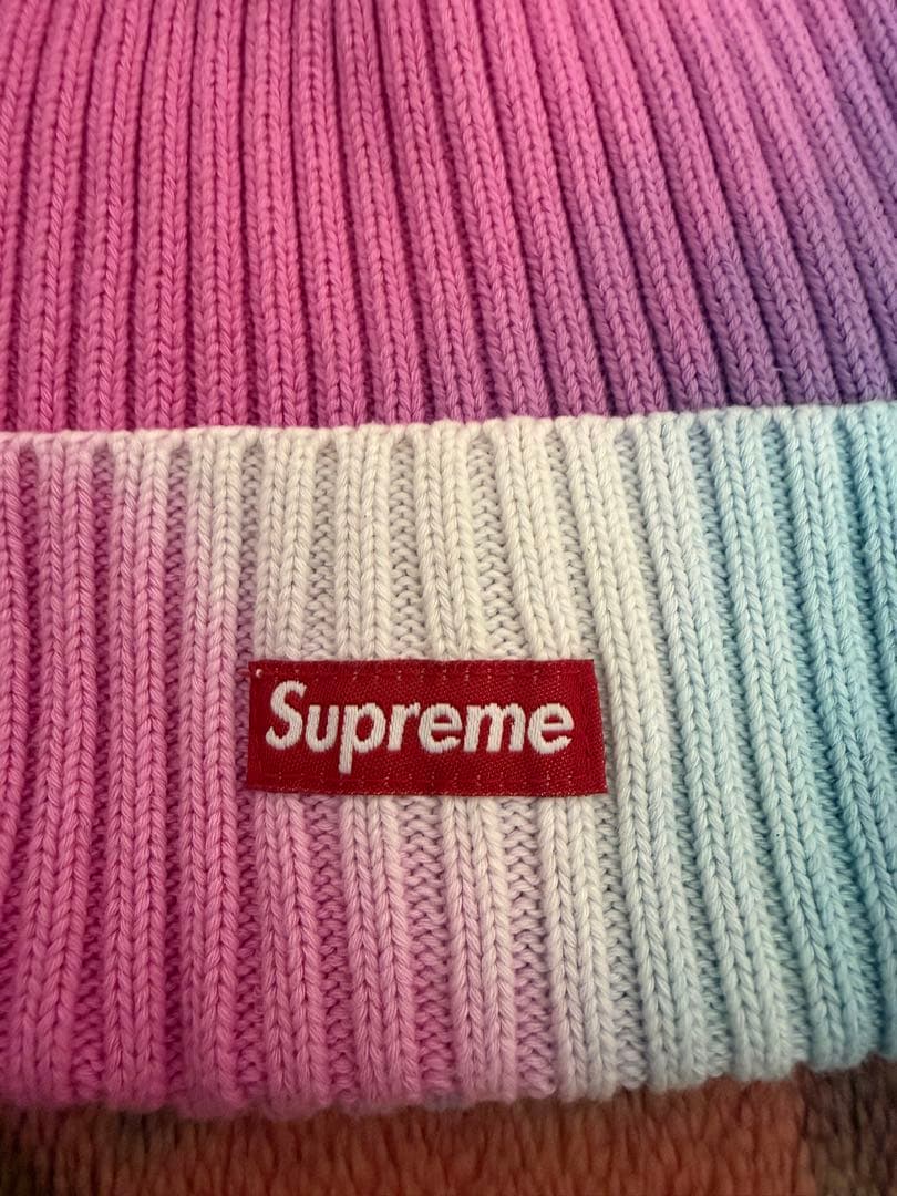帽子 Supreme Overdyed Beanie Pink Tie Dye