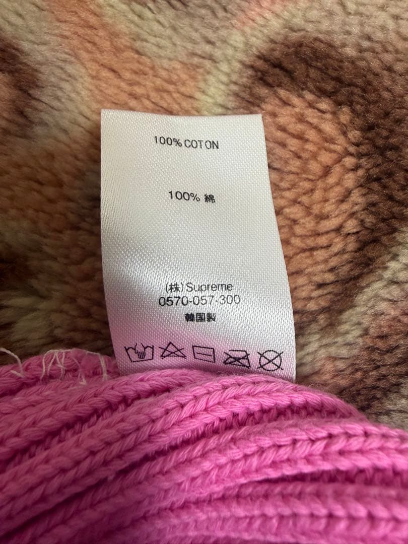 帽子 Supreme Overdyed Beanie Pink Tie Dye