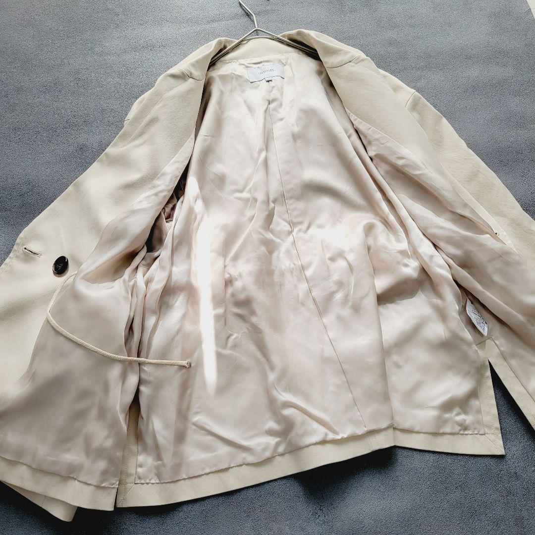 美品＊UNTITLED　スプリングコート＊ウエストギャザー　サイズ3