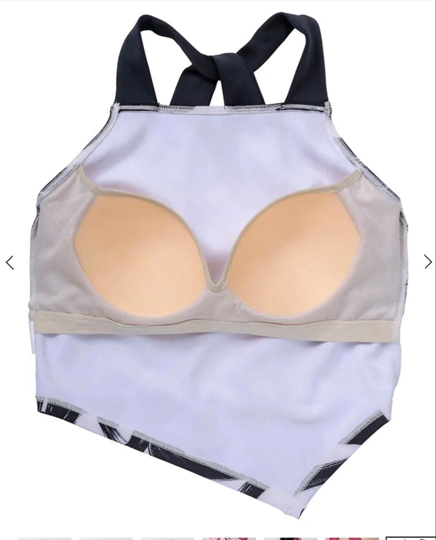 【SUKALA】【Sサイズ】ハートプリントホルターネックブラトップ【完売品】