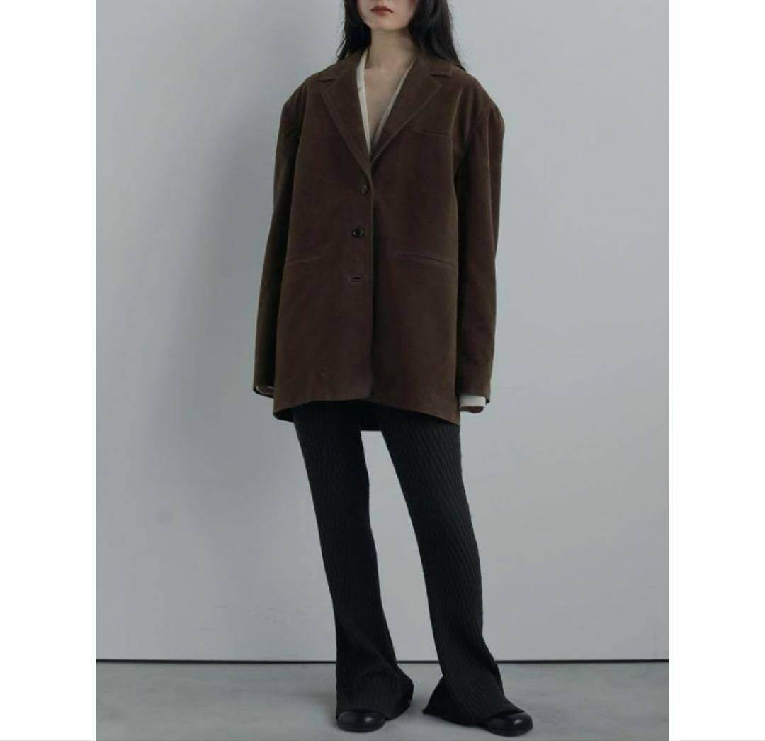 新品未使用タグ付き　anuke Eco Suede Jacket 36