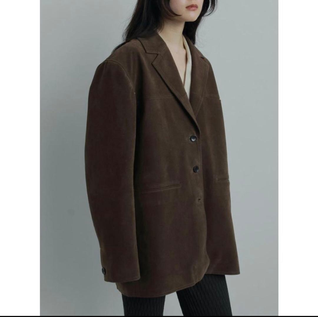 新品未使用タグ付き　anuke Eco Suede Jacket 36