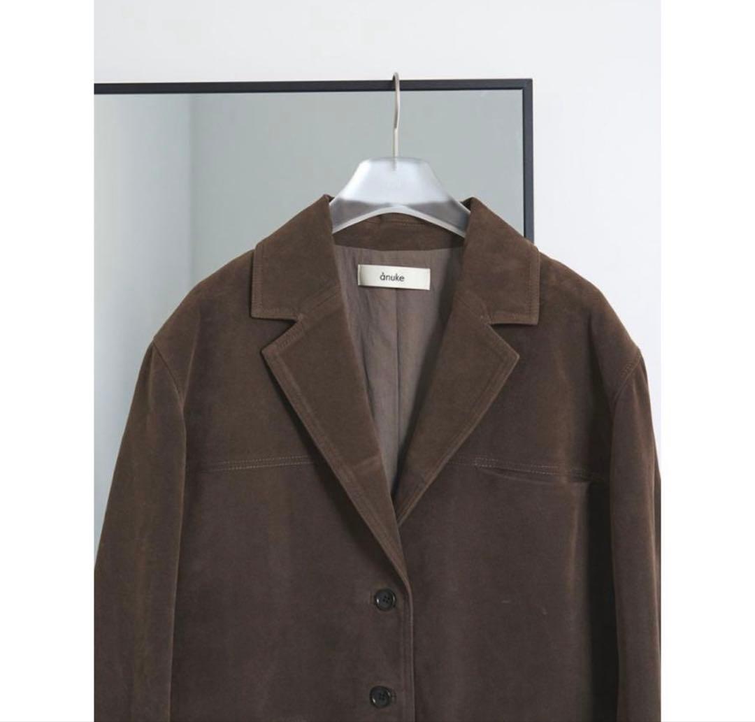 新品未使用タグ付き　anuke Eco Suede Jacket 36