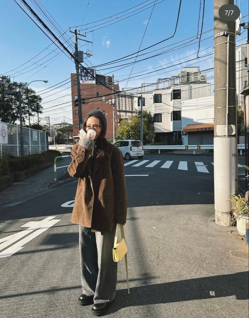 新品未使用タグ付き　anuke Eco Suede Jacket 36