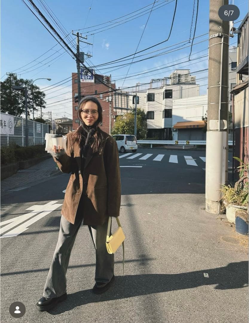 新品未使用タグ付き　anuke Eco Suede Jacket 36