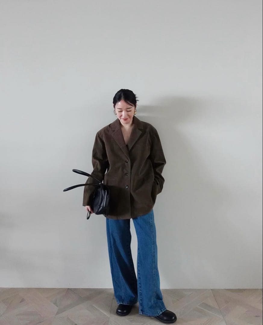 新品未使用タグ付き　anuke Eco Suede Jacket 36