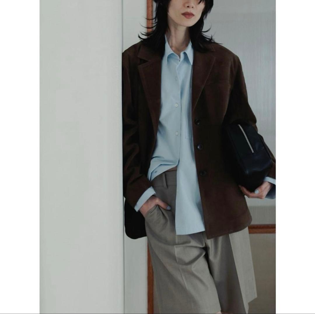 新品未使用タグ付き　anuke Eco Suede Jacket 36