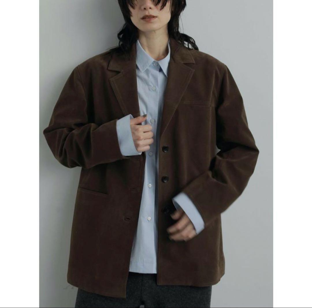 新品未使用タグ付き　anuke Eco Suede Jacket 36
