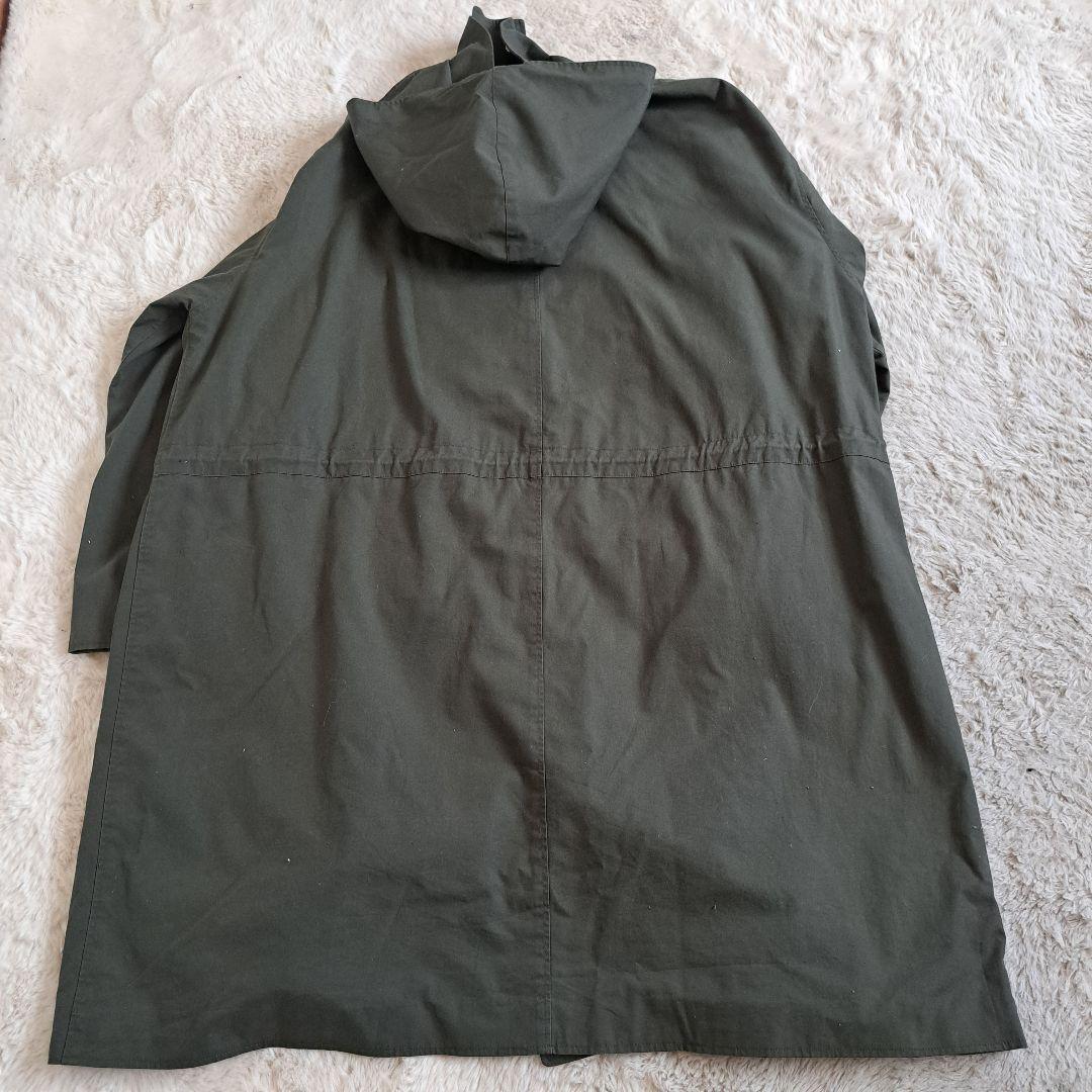 UNIQLO U フード付きモッズコート XXL オリーブ 極美✨