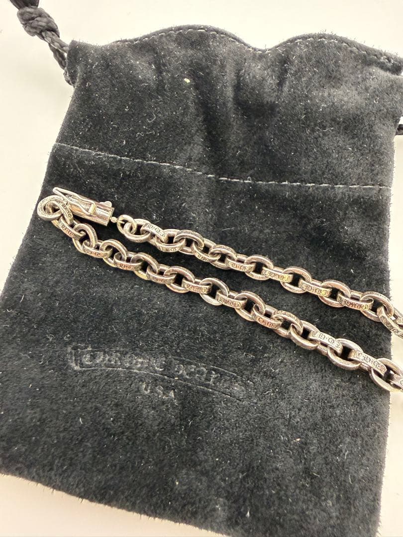 クロムハーツ　chrome hearts ペーパーチェーン18インチ