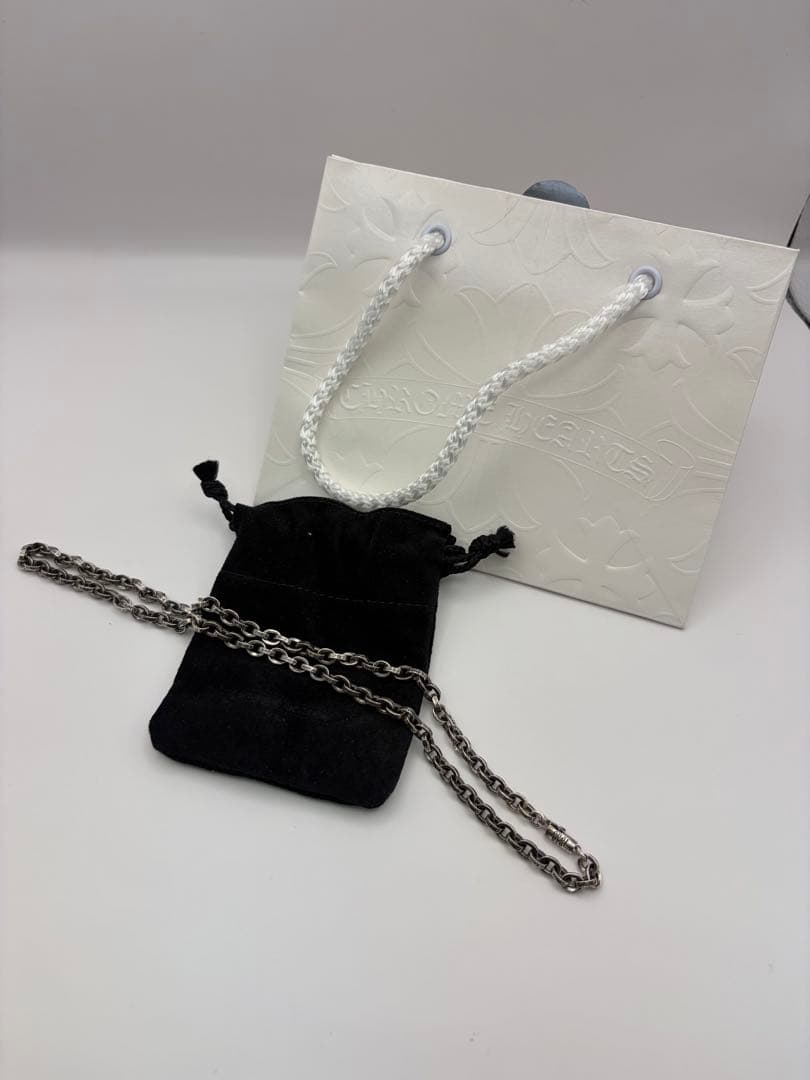 クロムハーツ　chrome hearts ペーパーチェーン18インチ