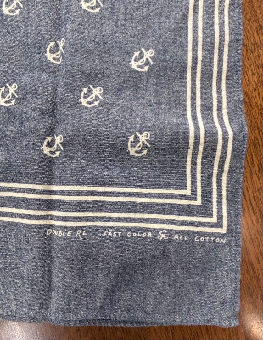 RRL ダブルアールエル　ストール　碇柄
