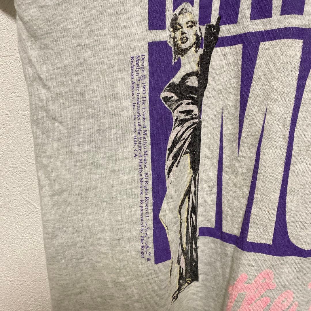 マリリン・モンロー 1993 Tシャツ グレー　ヴィンテージ