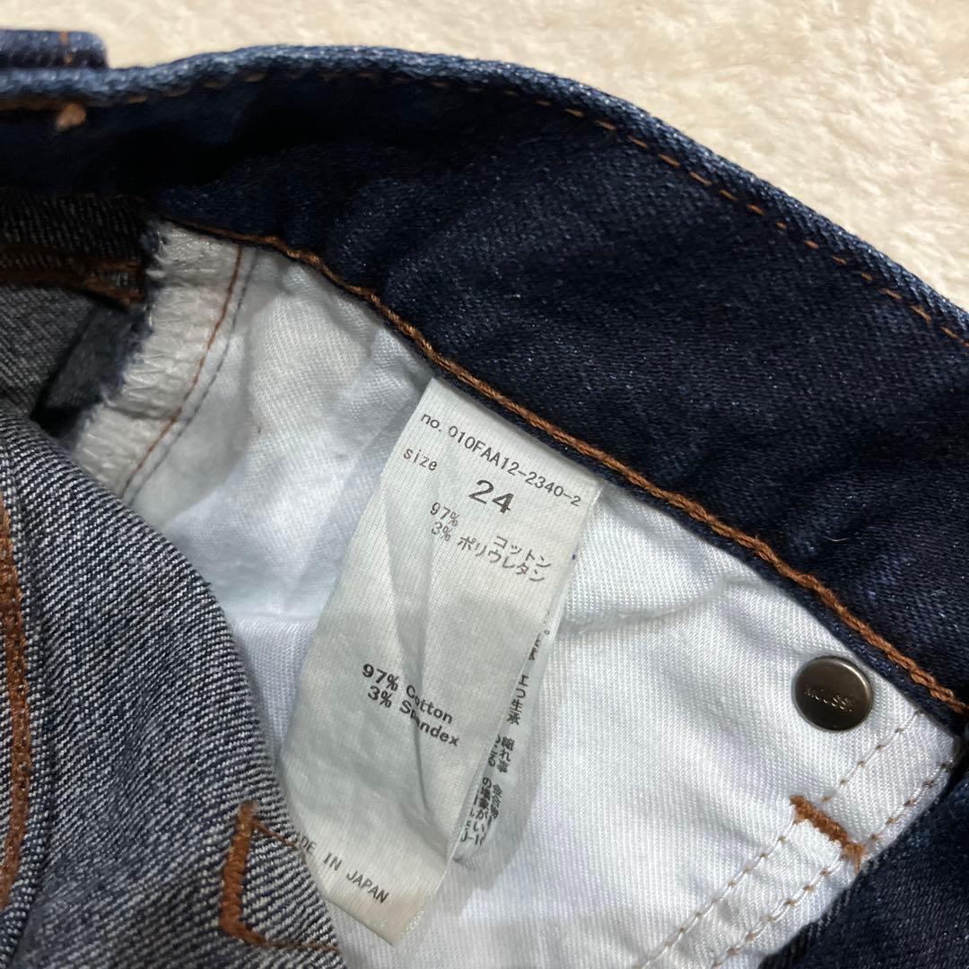 MOUSSY MVS FLARE フレアデニム 24インチ ワンウォッシュ