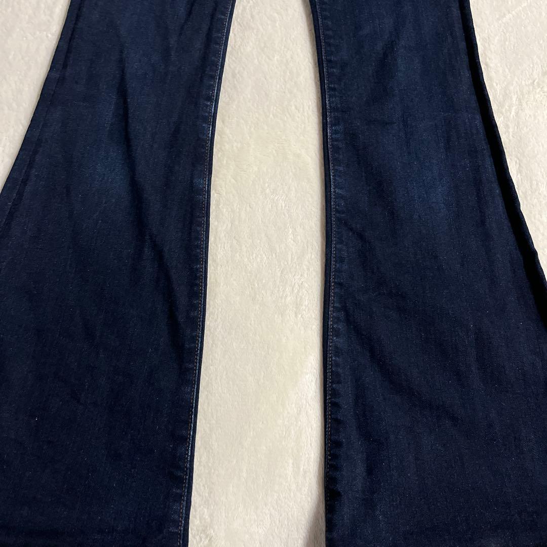 MOUSSY MVS FLARE フレアデニム 24インチ ワンウォッシュ