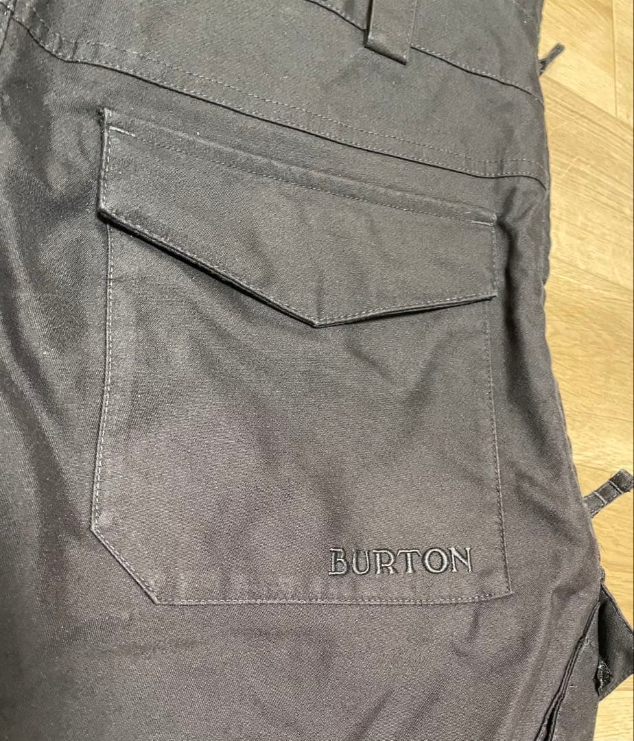 BURTON スノーボードウェア　ビブパンツ　M 黒