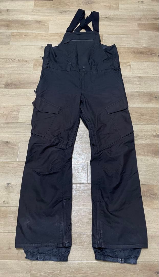 BURTON スノーボードウェア　ビブパンツ　M 黒
