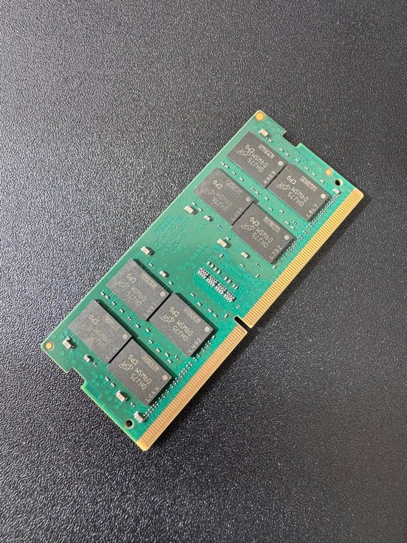 Crucial 16GB DDR4-3200 SODIMM メモリ