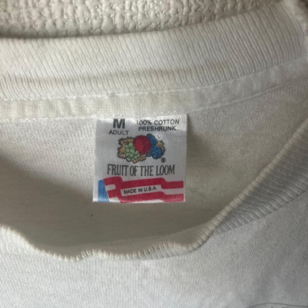 90s フルーツオブザルーム ニュースペーパーTシャツ