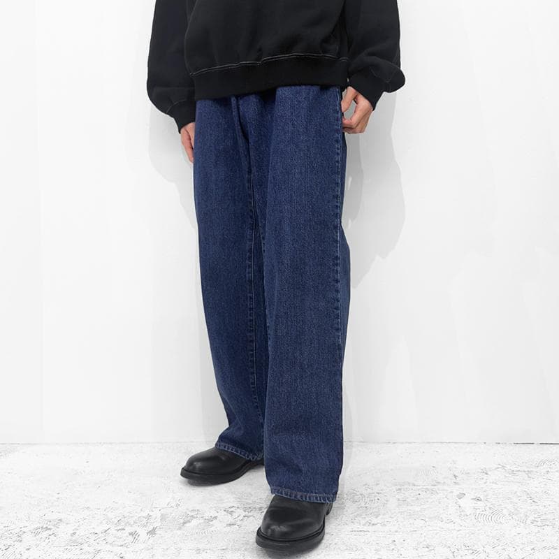 美品 UNUSED 25AW 14oz デニムバギーパンツ UW1180 4