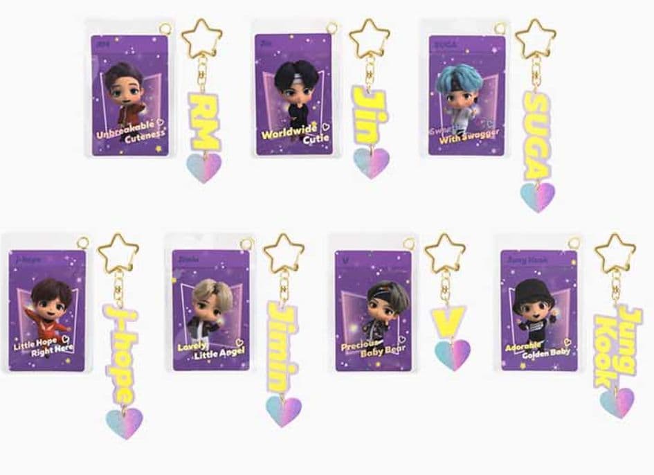 防弾少年団　BTS [TinyTAN] カードホルダー+キーリングセット