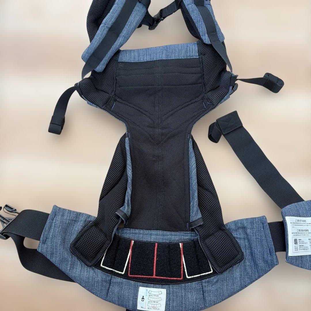 抱っこ紐　美品　エルゴベビー　オムニ360クールエアー　インディゴウィーブ