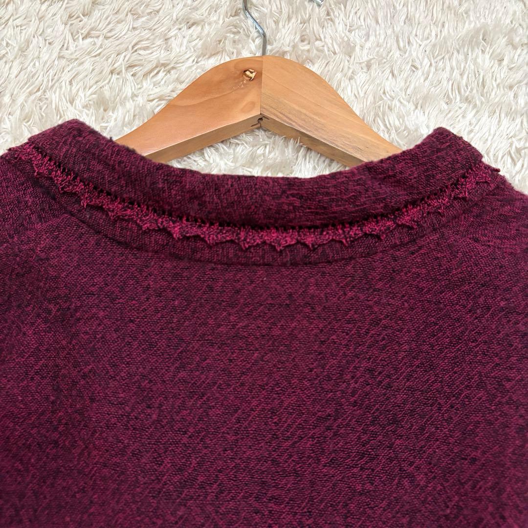 極美品✨HaaT イッセイミヤケ ロングコート 変形 ウール レース 軽量